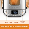PSMBF003a Gluten free toaster 15in1 automatic toaster 2.8 inch LED 15h timer 2 lbs 1.5 lb 1 lb American bread, Italian French bread, whole wheat bread
