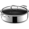Hybrid Nonstick Saut√© Pan and Lid, Chicken Fryer, 7-Quart, Dishwasher and Oven-Safe, Compatible with All Cooktops
