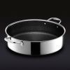 Hybrid Nonstick Saut√© Pan and Lid, Chicken Fryer, 7-Quart, Dishwasher and Oven-Safe, Compatible with All Cooktops