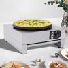 Electric Crepe Maker 3KW Nonstick Pancake Griddle Pan with Batter Spreader for Home Kitchen