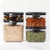 ProKeeper+ 13 Piece Clear Plastic Airtight Food Flour Snack & Sugar Baker's Kitchen Container Canister Set with Magnetic