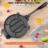 VEVOR Tortilla Press, 8 Inch Tortilla and Roti Maker, Cast Iron Heavy Duty Tortilladora Press, Pre-Seasoned Pataconera Maker with 100 Pcs Parchment Pa