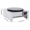 Electric Crepe Maker 3KW Nonstick Pancake Griddle Pan with Batter Spreader for Home Kitchen