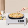 Electric Crepe Maker 3KW Nonstick Pancake Griddle Pan with Batter Spreader for Home Kitchen