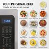 4-in-1 ML-EC42P(BS) Countertop Microwave Oven, Smart Sensor, Convection, Air Fryer Combo, Mute Function, Black