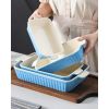 Set of 4, Porcelain Baking Pans Set for Oven, Casserole Dish, Ceramic Rectangular Baking Dish Lasagna Pans